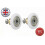 4x wheel Shower Door Rollers 20mm Replacement 1