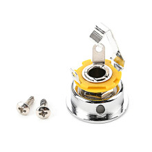 Socket Jack Plate Holder for w/ Screws For Electric Guitar Musical Instruments P