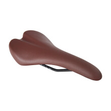 Vintage Bike Saddle PU Leather Bicycles Saddle Cushion Thickened Bike Seat Pad Brown