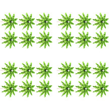 180 Stück Grüne Tropische Kokosnuss Palme Papier Regenschirme Sortes Cocktail Sonnenschirme Cupcake Sortes für Hawaiian Party