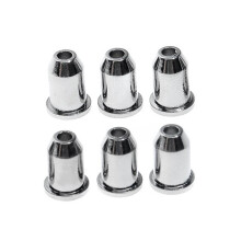 Mounting Buckle Through Body Ferrules Bushing Guitar Musical Instruments Parts Silver