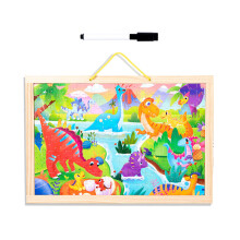 Sensory Learning Puzzle Education Drawing Toy Parent-Kids Interaction Dinosaur Type A