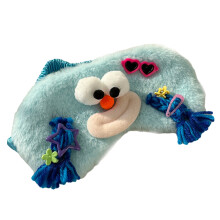 Soft and Comfortable Eye Cover for a Restful Slumber Eye Mask with Elastic Strap Blue