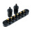 Zinc Alloy Guitar Bridge Roller Saddle 6 String Electric Guitar Part Replacement Black 1