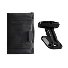 Foldable Bike Saddle Bag Small Pouch Under Seat Bag for Mountain Bike Road Bike Black