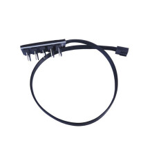5st 40Cm 1 Tot 5 4-Pin TX4 PWM Fan CPU HUB Splitter PC Behuizing Chasis Koeler Verlengkabel Adapter Controller