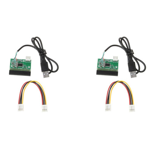 2X 1.44Mb 3.5Inch Floppy Drive Connector 34 Pin to USB Cable Adapter Pcb Board,USB Disk to Floppy Disk A
