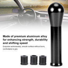 Manuell Automatik Schaltknauf Aluminium Schwarz