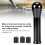 Fahrzeug Schaltknauf Aluminium Universal Schwarz 1