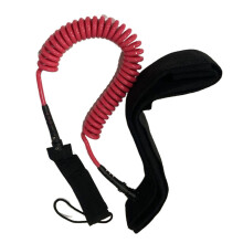 Surfboard Waist Rope Surfs Comfortable Safety Board Leash for Stand Paddle Board Red