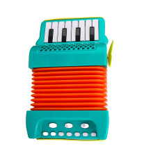 Small Accordion for Boys & Girls Cute Educational Musical Instrument Toy Green