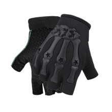 Breathable Non-Slip Fingerless Bike Riding Glove Shockproof Sport Training Glove Black