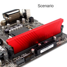 RAM Heatsink Radiator Koeling Koellichaam Koeler voor DDR2 DDR3 DDR4 Desktop Geheugen Warmteafvoer Pad Rood