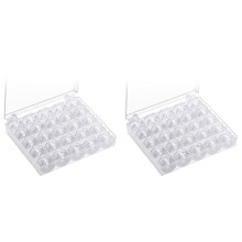 Bobina per Macchina da Cucire da 50 Pezzi, Bobine Universali per Macchina da Cucire Bobina In Plastica per Macchina da Cucire con Scatola di