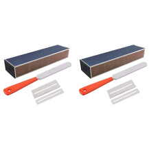 2X Guitar Fingerboard Luthier Tool - Guitar Fret Crowning Luthier File, Fret Leveling Sanding Leveler