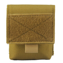 Lightweight Small Utility pouch Cigarettes Holder Case Belt Bag Waist Pack Khaki