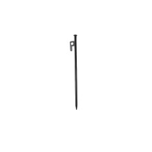4 Pcs Lengthen Steel Tent Stakes Heavy Duty Beach Tent Peg Canopies Stakes Black 30 cm