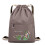 Front Pocket Flower Backpack with Side Sections for Campus Routine Khaki 1