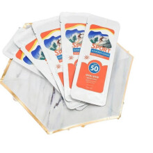 Sunblock Lotion SPF50 Waterproof Sweat-Resistant Portable 15ml Outdoor Camping Travel Essential Unisex