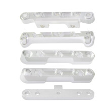 Simulated Car Metal Fixing Arm Bracket Set for Off-road 1/8 Remote Control Car Silver