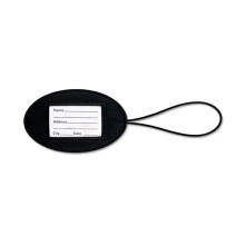 Convenient PU Baggage LabelSuitable for Regular Travelers and Students Black