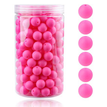 105pcs Pacifier Clip Bead Bulk DIY Teether Loose Bead Jewelry Infant Shower Baby powder