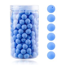 Loose Bead DIY Teether Kits Baby Jewelry Making Kits Pacifier Clip Accessories Blue