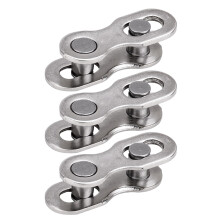 3Pairs Reusable Bicycles Missing Link 8/9/10/11/12 Speed Chain Connector Silver 10 speed