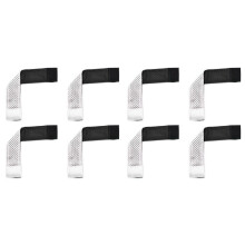 Sports Activities, Jerseys Sleeve Bands Sleeve Strap for Shirts with Black and White 8