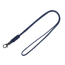 Braided Keychain Lanyards Heavy Duty Paracord Lanyard Necklace Whistles Strap Deep blue