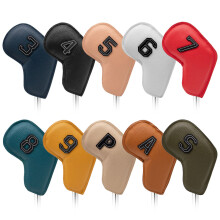 PU Leather Golf Iron for Head Covers Club Headcovers Waterproof Golf Club for He 39