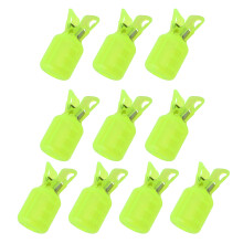 10 Pcs Squid Jig Hook Protector Fishing Jigs Lure Covers Bonnet Fihsing Tool Yellow small