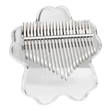 Mini Kalimba Acrylic Thumb Piano Portable 17/21 Keys Mini Kalimba Transparent 21 tones