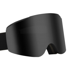 Ski Goggles Magnetic Snow Goggles Anti-fog Snowboard Goggles for Black frame black fi