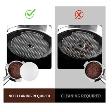 Espressofilterpapier 58 mm - 1600 Stuks Ongebleekte Koffiepapierfilter voor Espressomachine - Portafilter Espressofilters