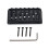 7 String Hard Tail Fixed Guitar Bridge with Screws & Wrench Top Load Tailpiece Black 1