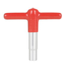 Adjusting Wrench Zinc Alloy T-Shaped Square Hole Wrench Drum Key Adjustment Tool red