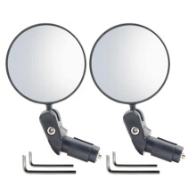 Adjustable 360-Degree Wide-Angle Rear View Mirror for MTB Road Bike 1 pair short style