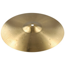 2Stück 12 Zoll Messingbecken Metall Crash Becken Trommel Becken Trommel Percussion Musikinstrument für Spieler