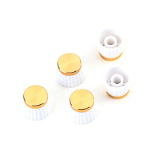 5Pcs Guitar Knobs Volume Tone Control Guitar Knobs Top Hat Knobs 6mm Shaft Hole