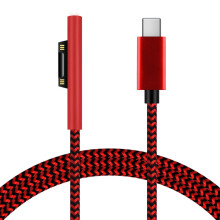 Type-C Power Charger PD snellaadkabel, compatibel met Microsoft Surface Pro 3, 4, 5, 6 en 7.