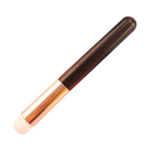 10 Pcs Lip Brushes Round Head Makeup Brushes for Home Lipstick Smudge Brushes Black