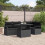 VidaXL vidaXL Gartensofa-set 6 stk. Schwarz Poly Rattan 1