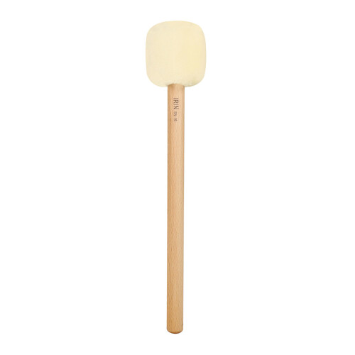 Anti-slip Drum Mallet Stick Felt Wood Handle Drum Mallet Percussion Drumstick White
