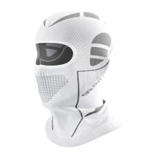 Face Cover Motorcycle Cycling Thermal Mask Face Protector Scarfs for Men & White gray