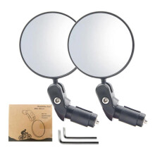 Bike Rear View Mirror Flexible 360 Degree Rotatable Safety Rear View Mirror Sets