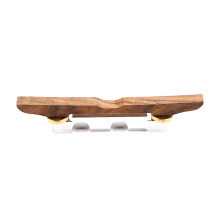Height Adjustable Mandolin Bridge Saddle Rosewood Base Bridge Replacement