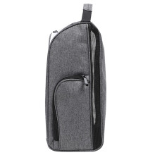 Golf Shoe Bag Zippered Golf Carrier Bags Waterproof & Breathable Shoes Pouch Gray