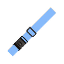 Vibrant Orange Luggage Straps with Coded Lock Ensure the Safety of Your Baggage blue