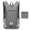 Unisex Hiking Backpack Foldable Daypack Lightweight Hiking Backpack for Running Light Grey 1